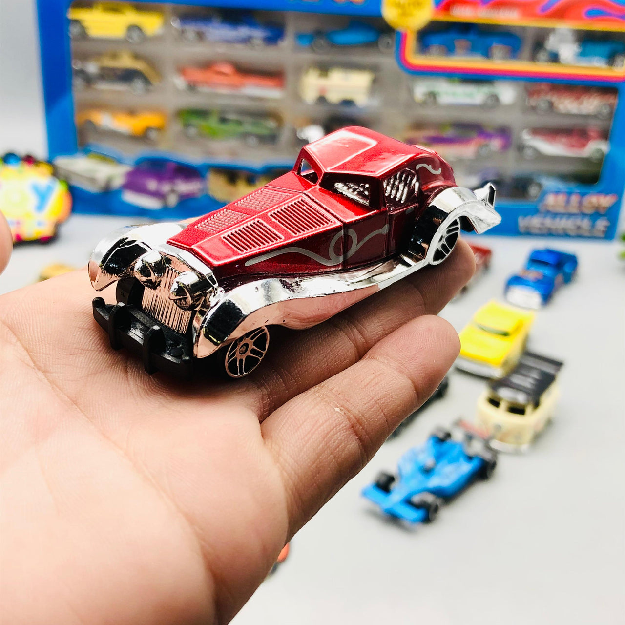 18Pcs Diecast Mini Inertial Cars Set