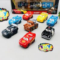 8Pcs Diecast Mini McQueen Pullback Cars Set