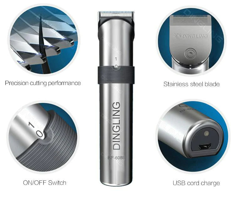Dingling Hair and Beard Trimmer With USB Charger