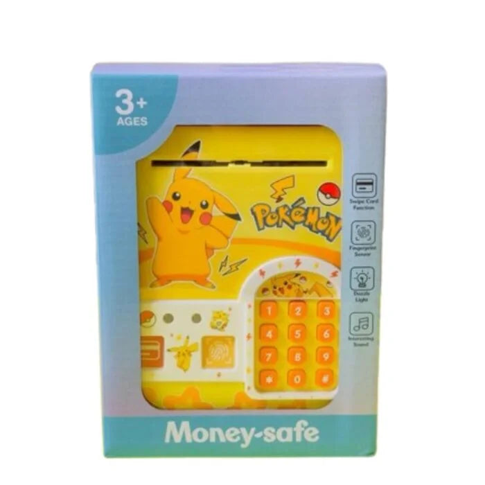 Pokemon Fingerprint & Swipe Card Unlock Piggy Bank