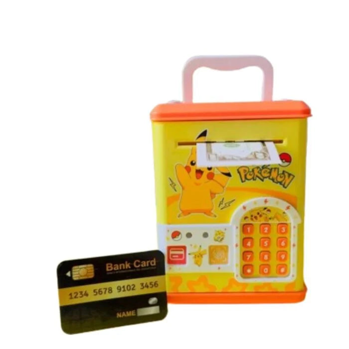 Pokemon Fingerprint & Swipe Card Unlock Piggy Bank
