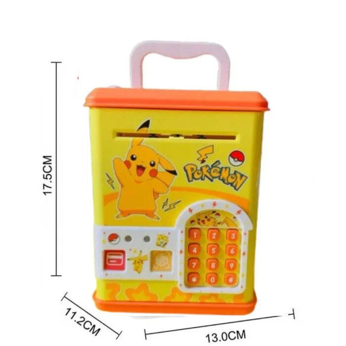 Pokemon Fingerprint & Swipe Card Unlock Piggy Bank