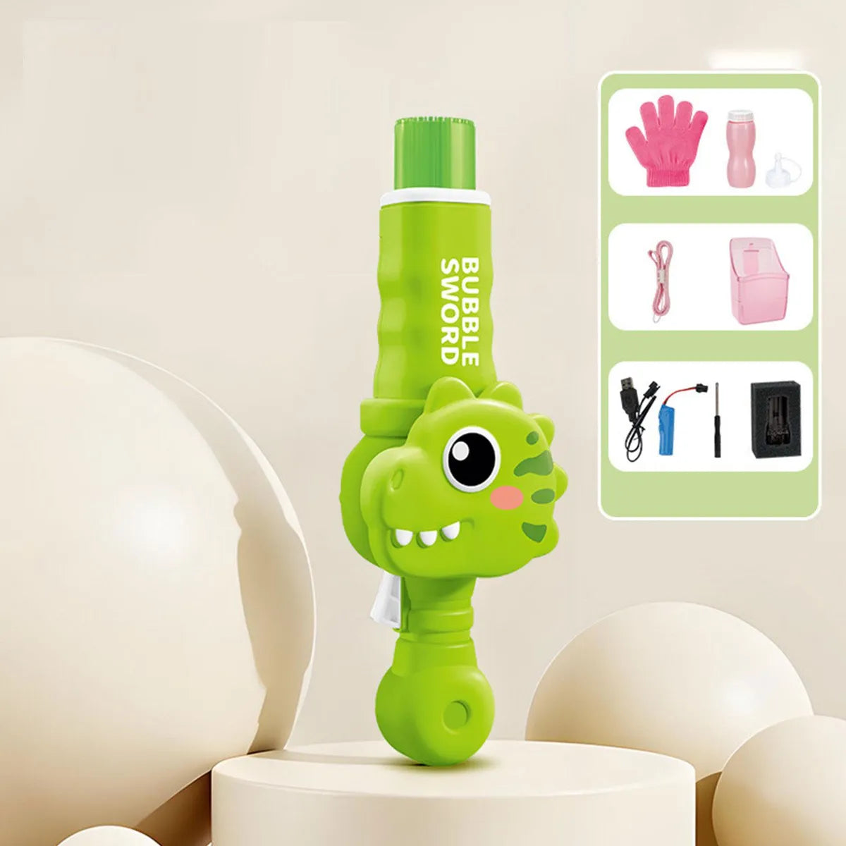 Electric Dinosaur Colorful Smoke Bubble Stick