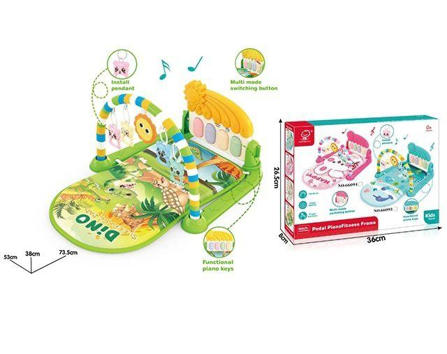 Dinosaur Theme Baby Pedal Piano Play Gym