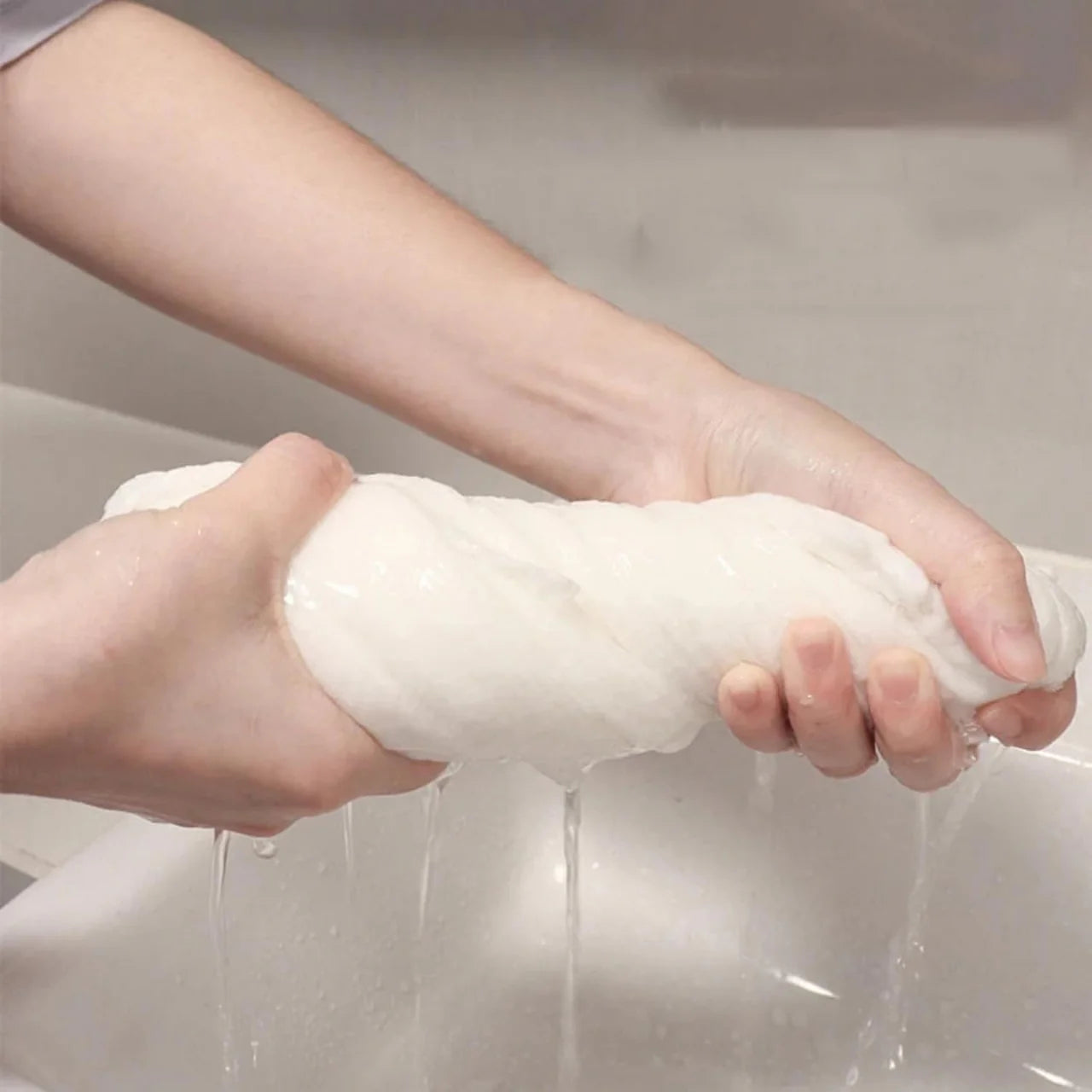Disposable Cotton Compressed Bath Towel - Pack of 5