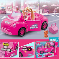 Fun Cabriolet Travel Girl
