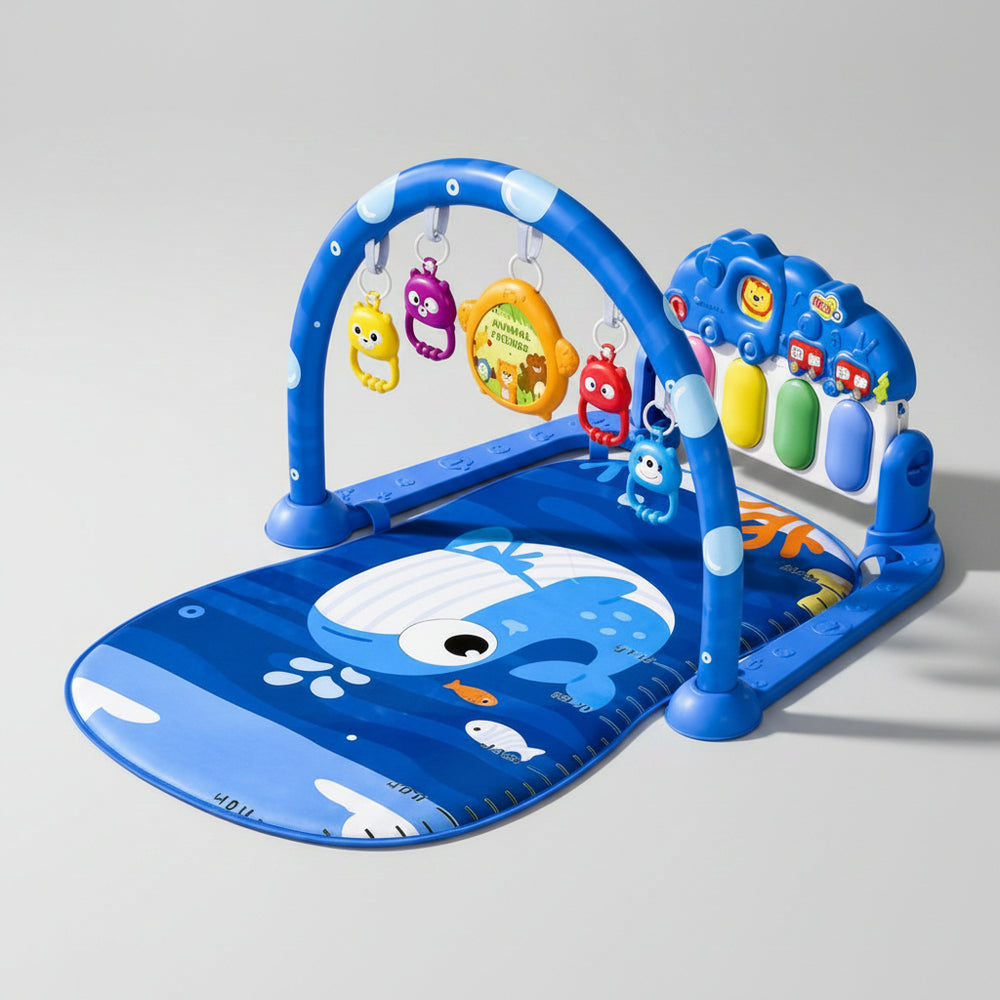 Dolphin Themed Baby Musical Piano Play Gym