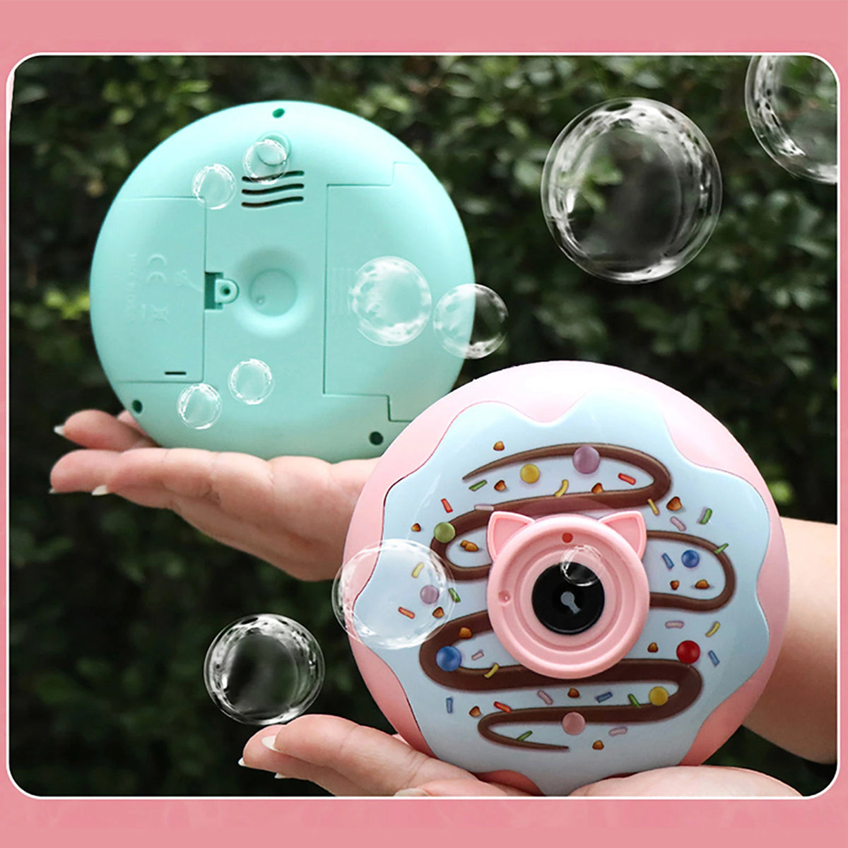 Children's Electric Donut Bubble Machine