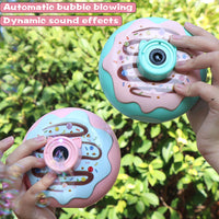 Children's Electric Donut Bubble Machine