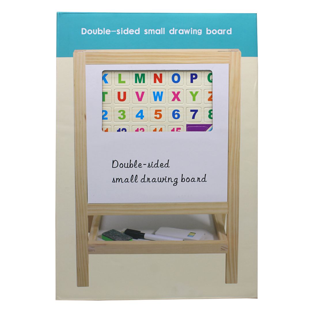 Wooden Double-Sided Small Drawing Board