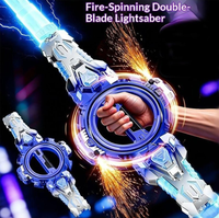 Dual-Head Rotate Sword With Spark & Lights