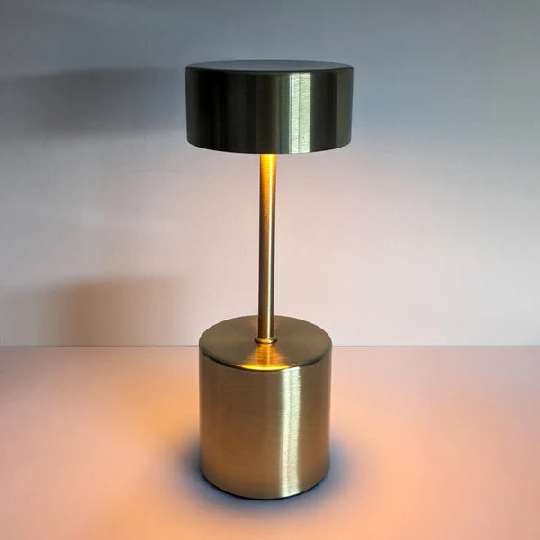 Rechargeable & Touchable Dumbbell Metal LED Table Lamp