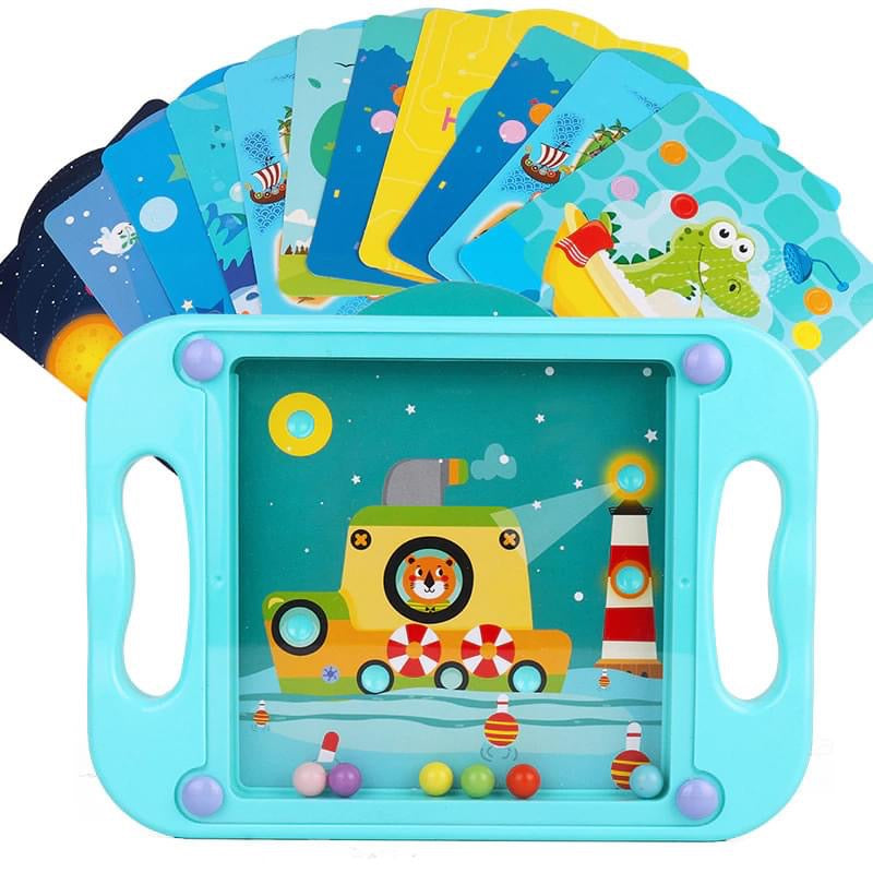 Hand-Held Balance Ball Maze Board