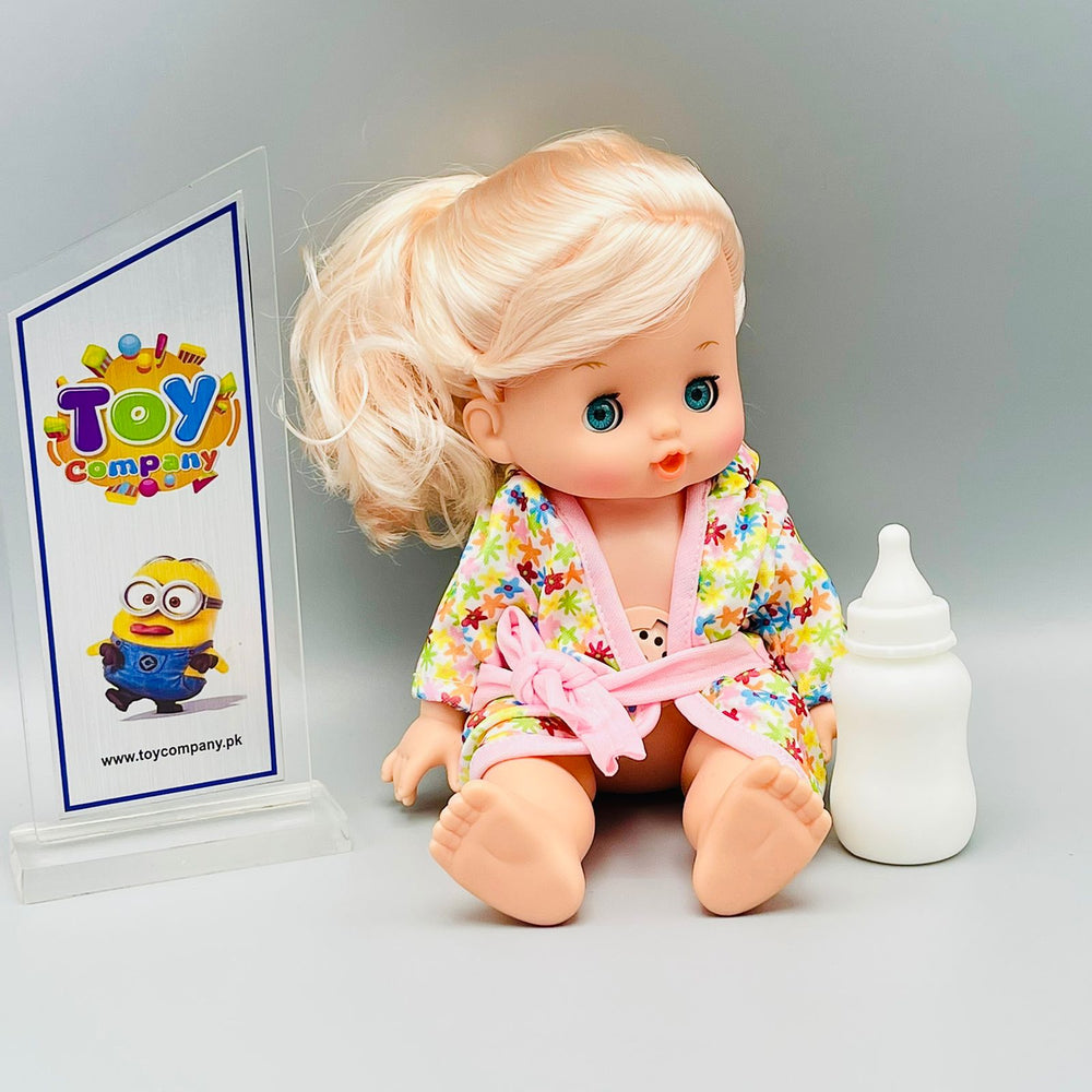 Tie Hair Baby Doll with Feeder