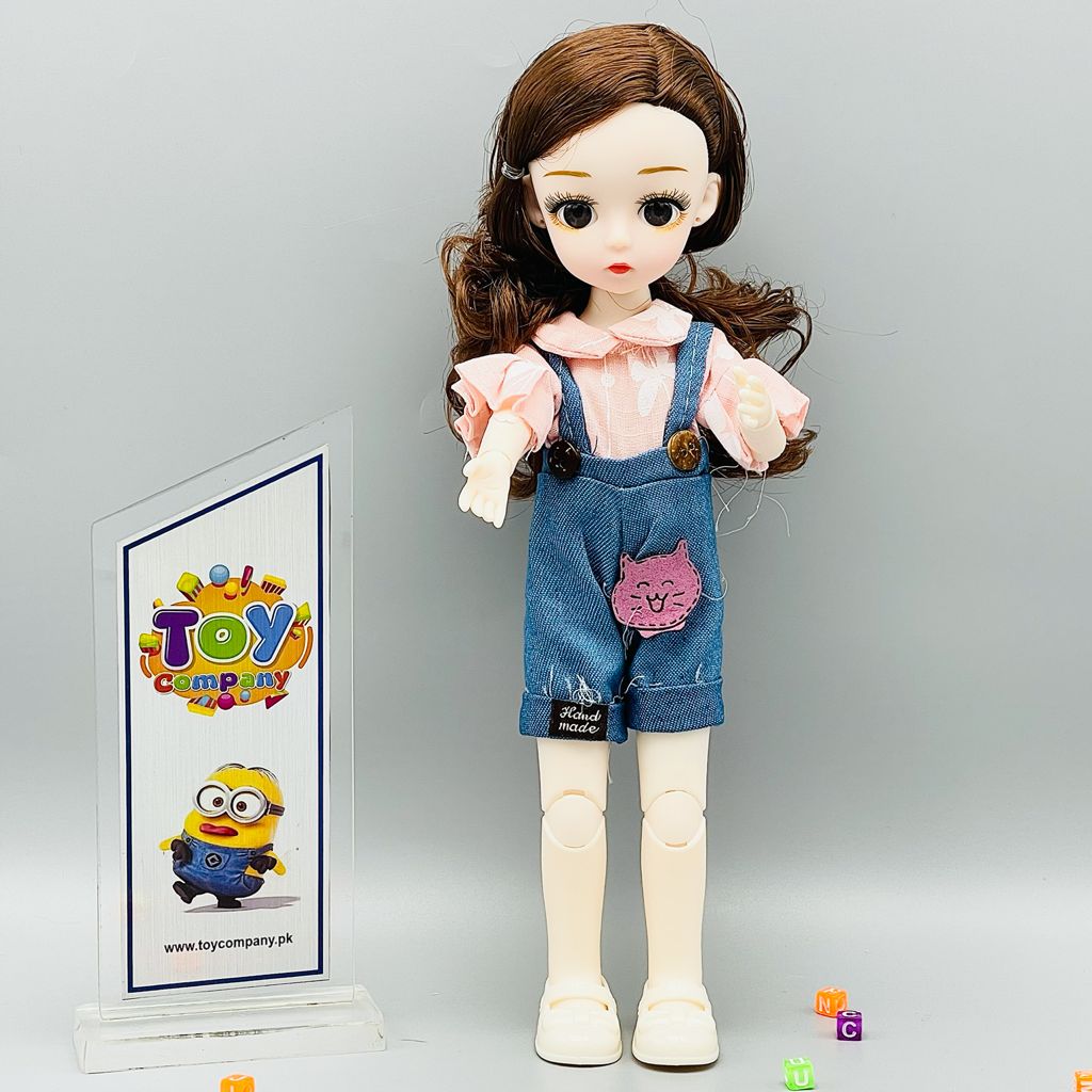 Movable Joints Fashion Doll with Hand Made Clothing