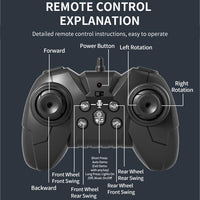 2.4G Mini RC 8 Wheels Stunt Robot Dog