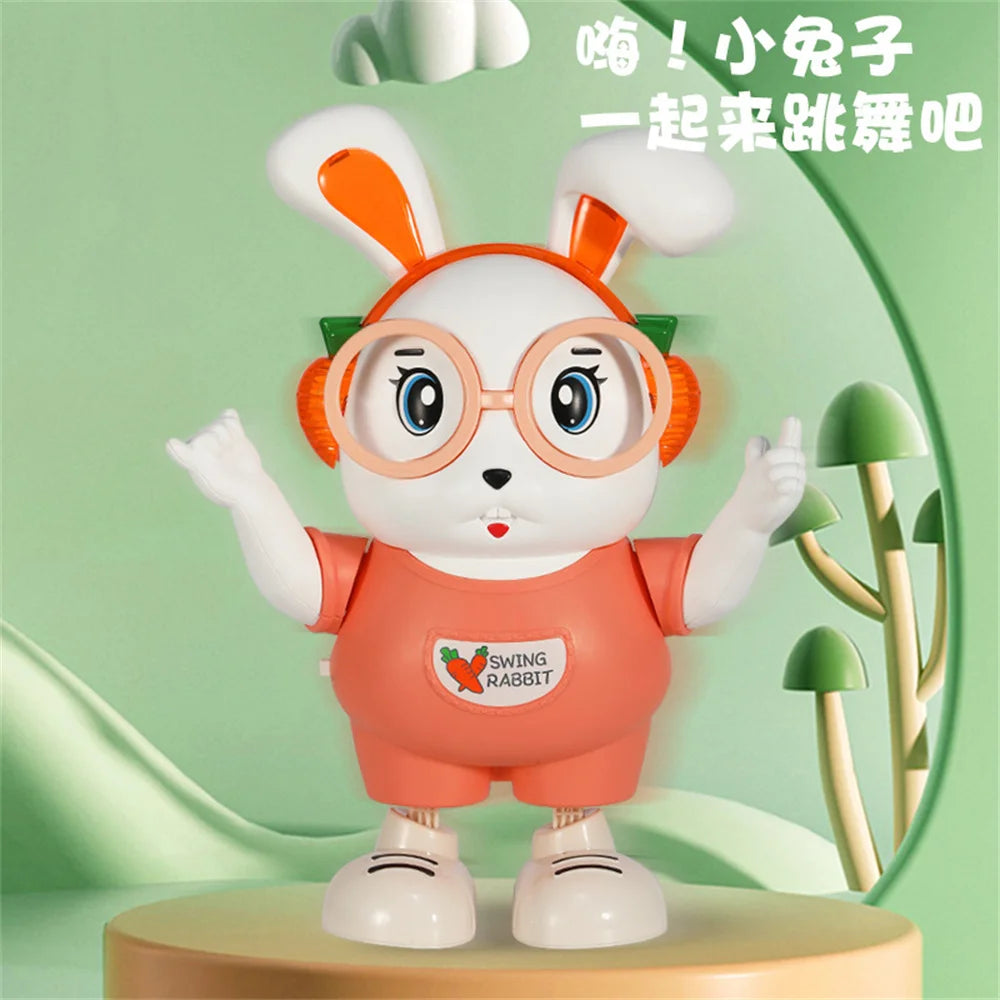 Electric Cute Dancing Rabbit With Light & Music