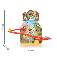 3D Dinosaur Chase & Race Track with Lights & Sound