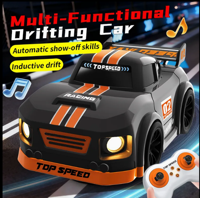 Electric 2.4GHz Remote & Induction Controlled Mini Drift Car