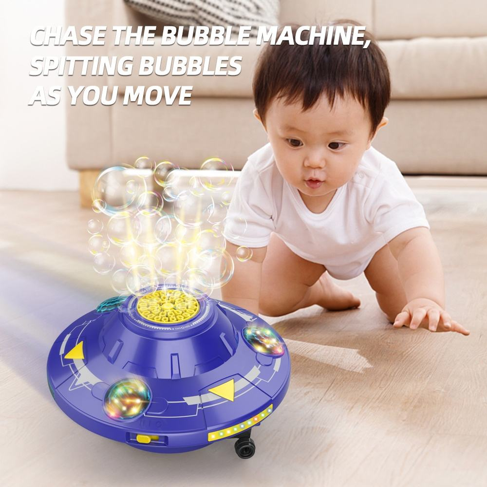 Electric 32 Holes Rotating UFO Bubble Machine