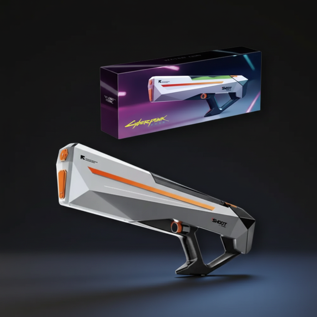 Electric 500mAh Water Shooting Cyber Gun