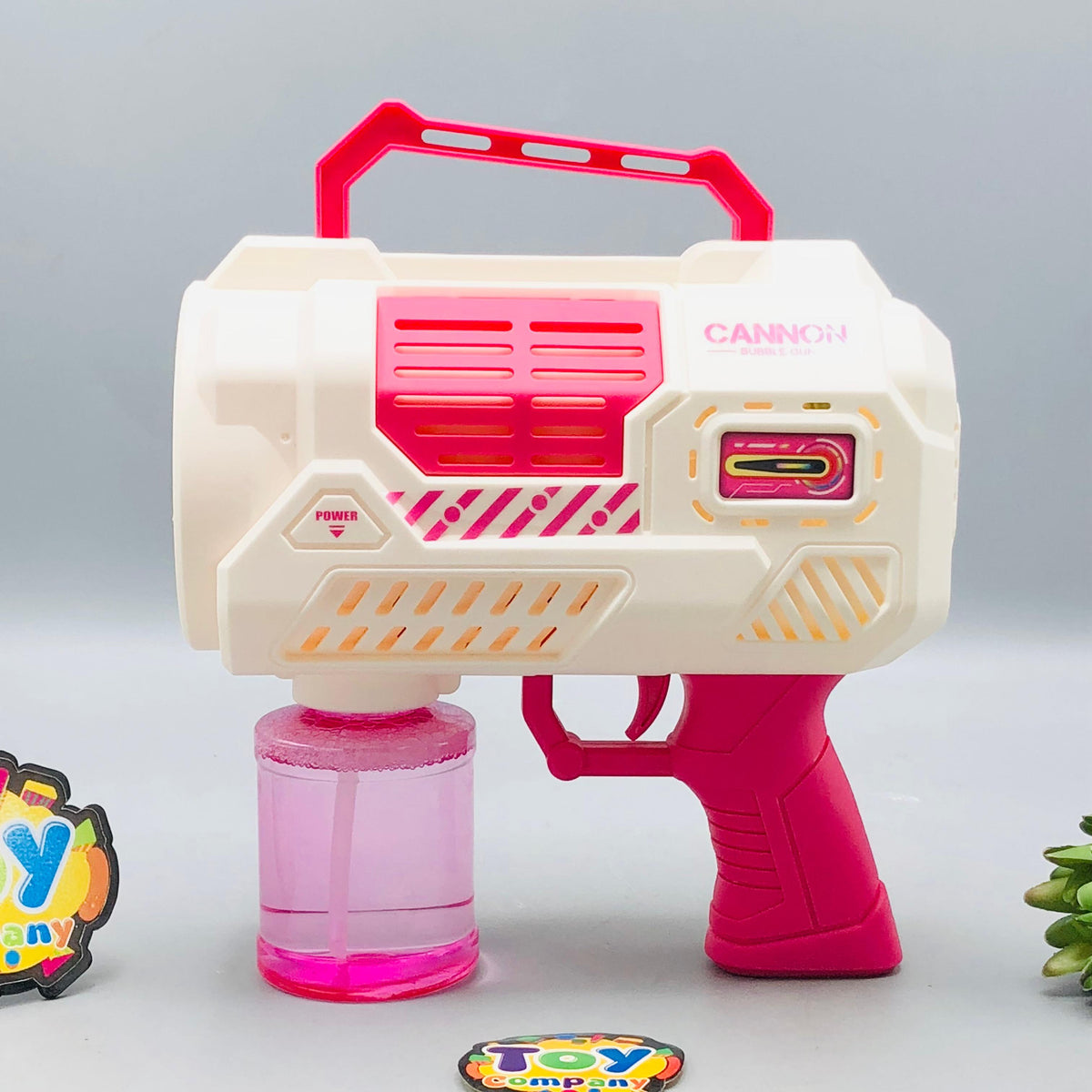 Electric Cannon Colorful Bubble Gun