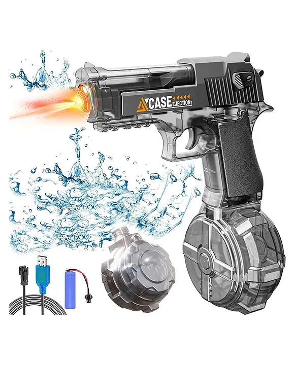 Electric Continuous Emission & Recoil Water Shooting Pistol