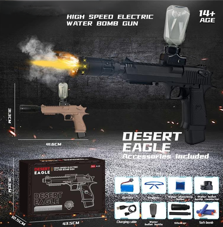 Electric Desert Eagle Gel Blaster Gun - Nylon Version 