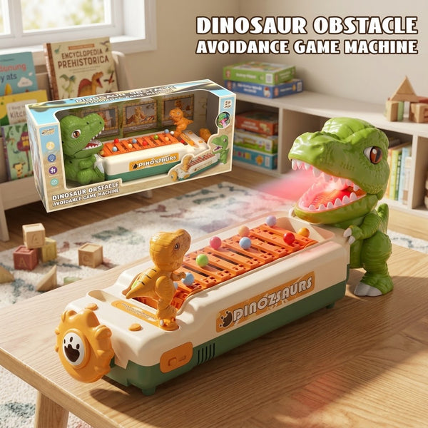 Electric Dinosaur Obstacle Avoidance Game With Smoke