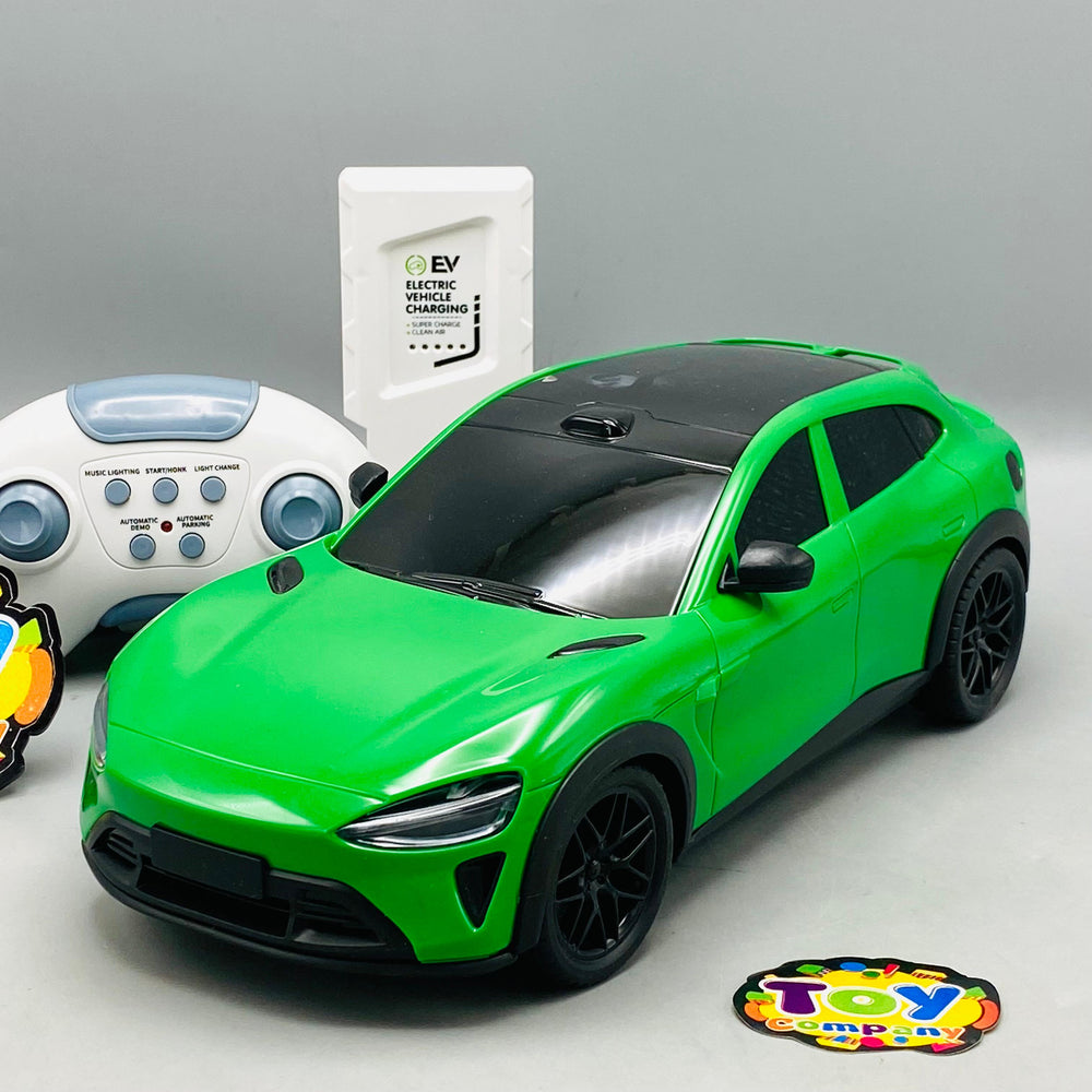 Electric EV RC Xiaomi SU7 Model - Green