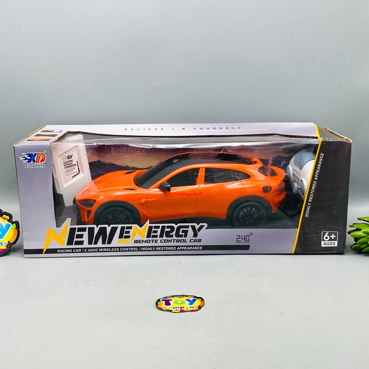Electric EV RC Xiaomi SU7 Model - Orange