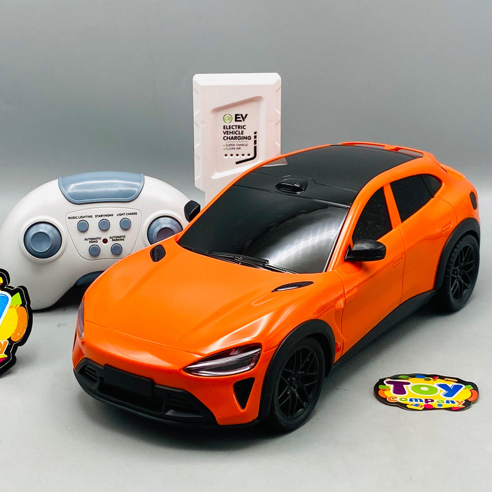 Electric EV RC Xiaomi SU7 Model - Orange