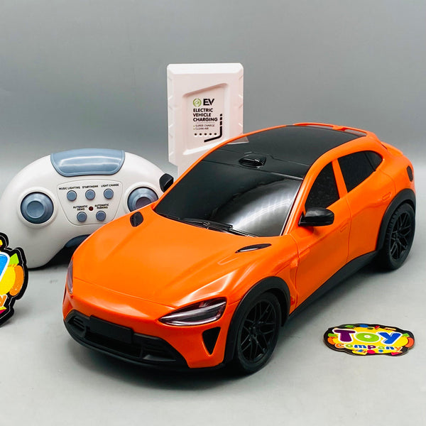 Electric EV RC Xiaomi SU7 Model - Orange