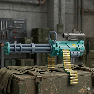 Electric Large M134 Gatling Soft Bullet Shooting Gun