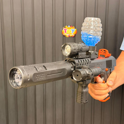 Electric M1911 Gel Blaster Shooting Gun With Smoke Muffler