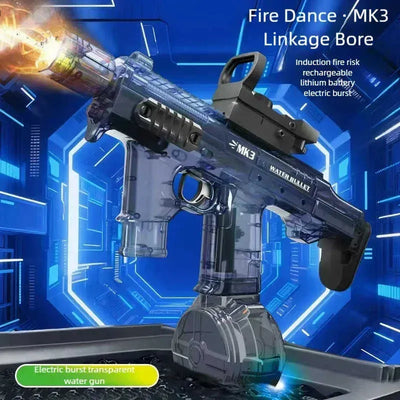 Electric MK3 Water Shooting Gun With Light Silencer