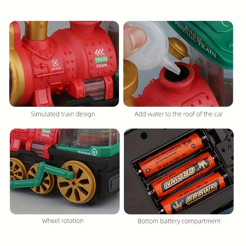 Electric Musical Steam Train Light & Music