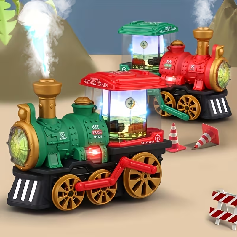 Electric Musical Steam Train Light & Music