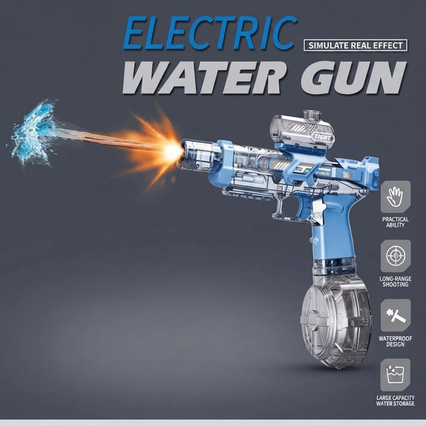 Electric Water Shooting Gun With Lights