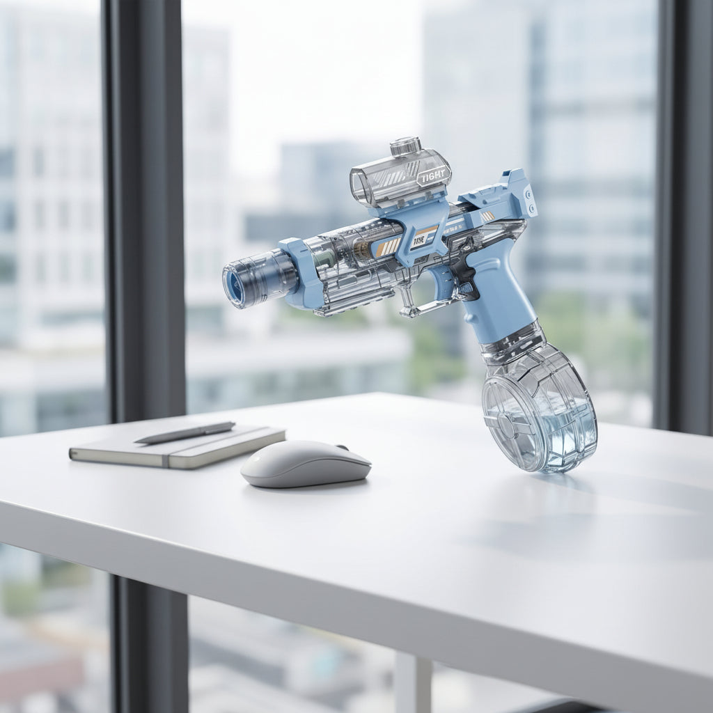Electric Water Shooting Gun With Lights