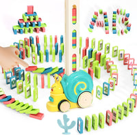 Montessori Electric Snail Domino Train