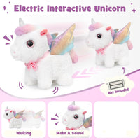 Cute Walking Plush Unicorn With Sound
