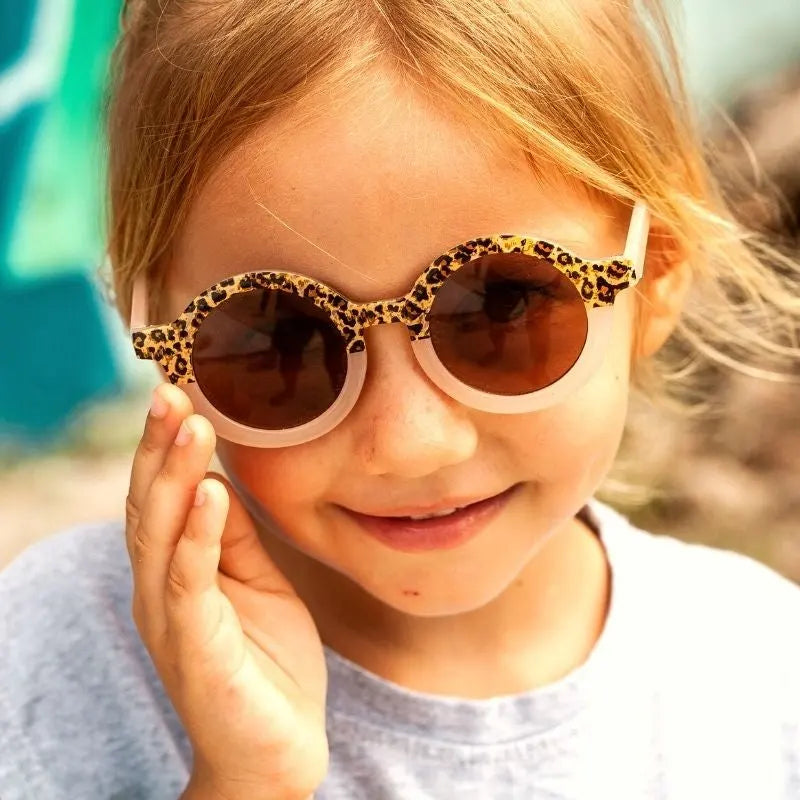 Kids Stylish Leopard Design Sunglasses