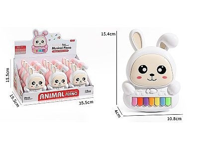 Battery Operated Mini Rabbit Musical Piano