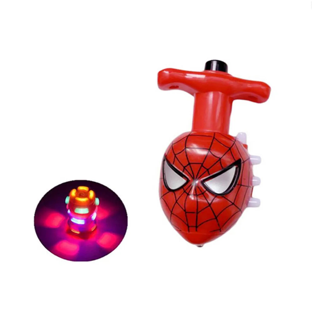 Spider-man Flashing Spinning Top With Light & Music