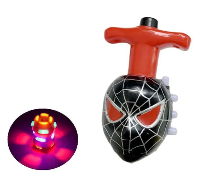 Spider-man Flashing Spinning Top With Light & Music
