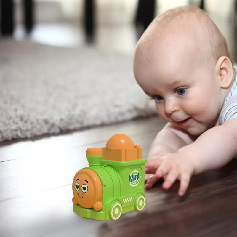 Press & Go Cartoon Mini Train - 1Pc