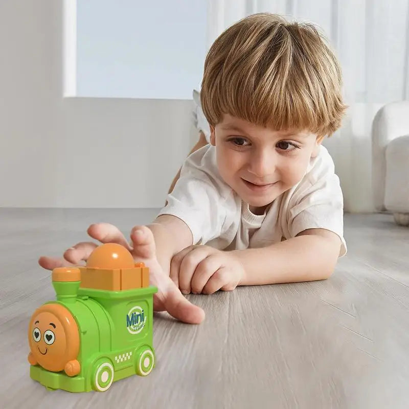 Press & Go Cartoon Mini Train - 1Pc