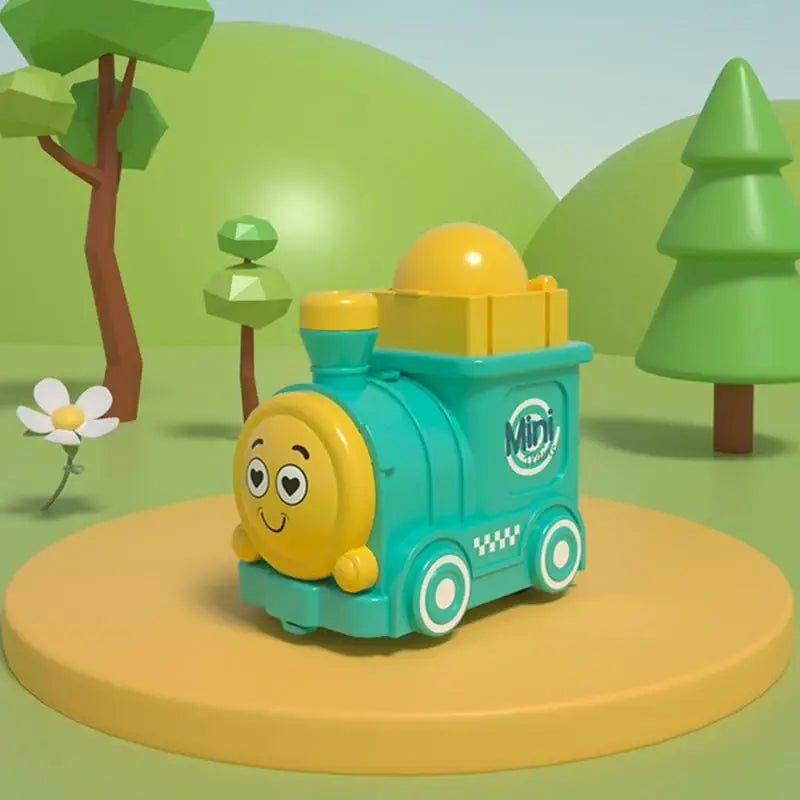 Press & Go Cartoon Mini Train - 1Pc