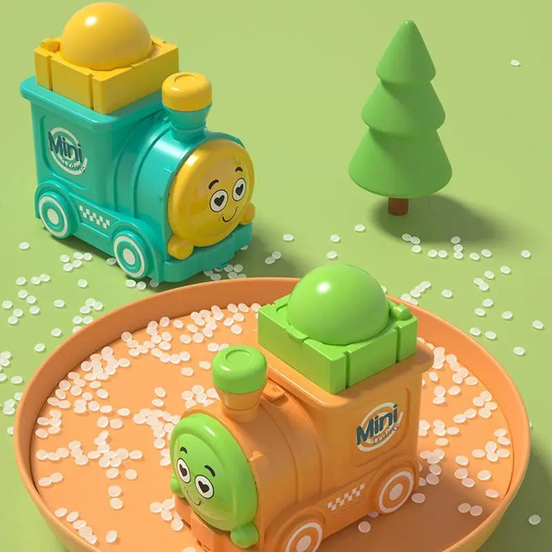 Press & Go Cartoon Mini Train - 1Pc